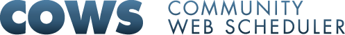Cows: Community Web Scheduler
